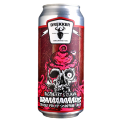 Drekker - Braaaaaaaains Raspberry Guava - 4.4% - 47.3cl - Can