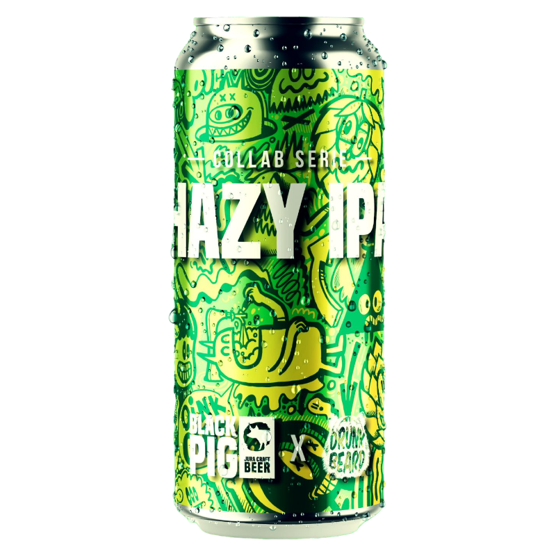 BlackPig / DrunkBeard - Hazy IPA - 6.2% - 44cl - Can