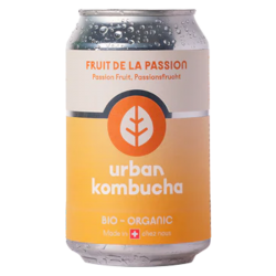 Urban Kombucha - Fruit de la Passion - 0% - 33cl - Can