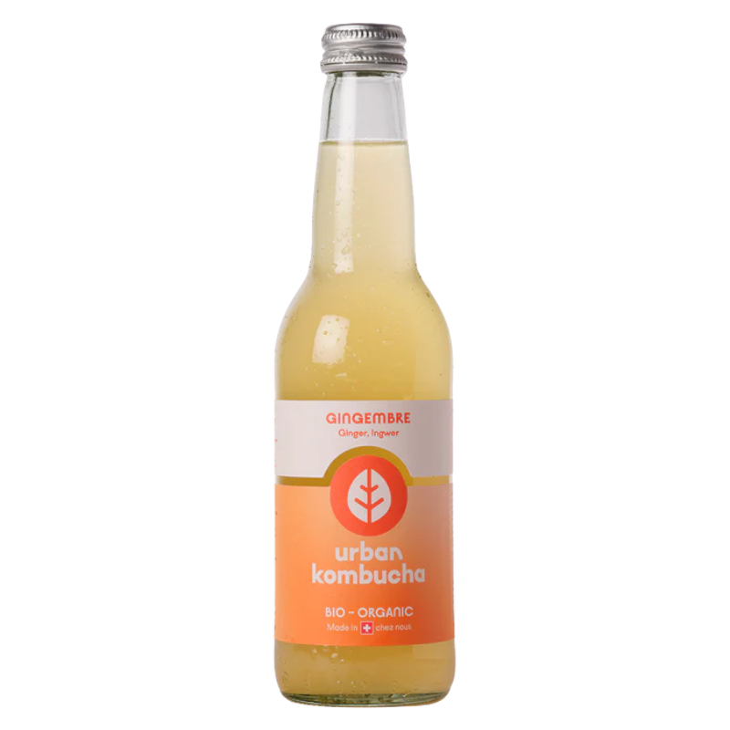 Urban Kombucha - Gingembre bio - 0.00% - 33cl - Bte