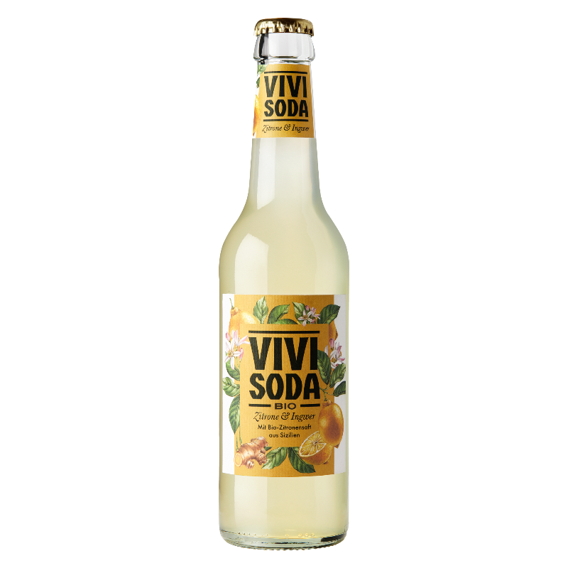 Vivi Soda - Vivi Soda Citron Gingembre - 0% - 33cl - Bte