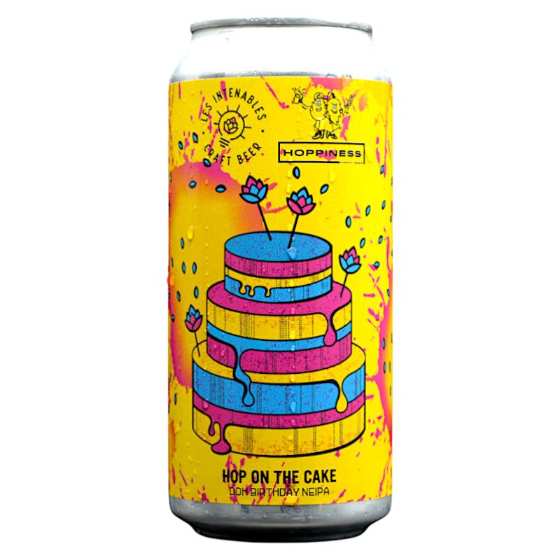 Les Intenables / Hoppinness - Hop On the Cake - 6.2% - 44cl - Can