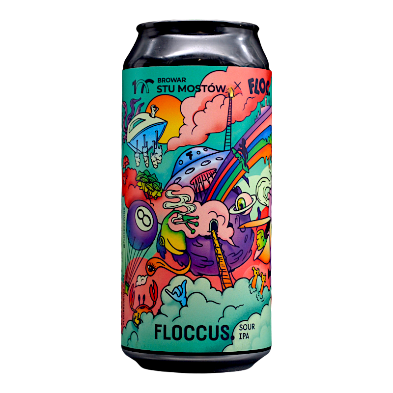 Stu Mostów - Floccus Sour IPA - 5.6% - 44cl - Can