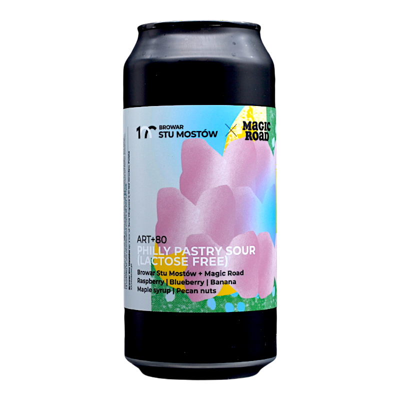 Stu Mostów x Magic Road - ART+80 Philly Pastry Sour - 4.5% - 44cl - Can