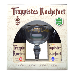 Rochefort - Coffret 4 bières + 1 verre