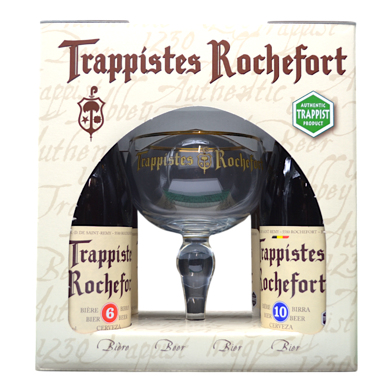 Rochefort - Coffret 4 bières + 1 verre