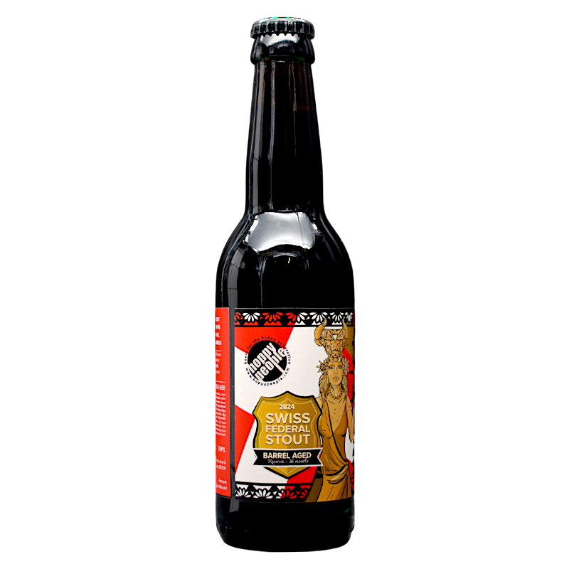 Hoppy People - Swiss Federal Stout 2024 - 15.8 % - 33cl - Bte