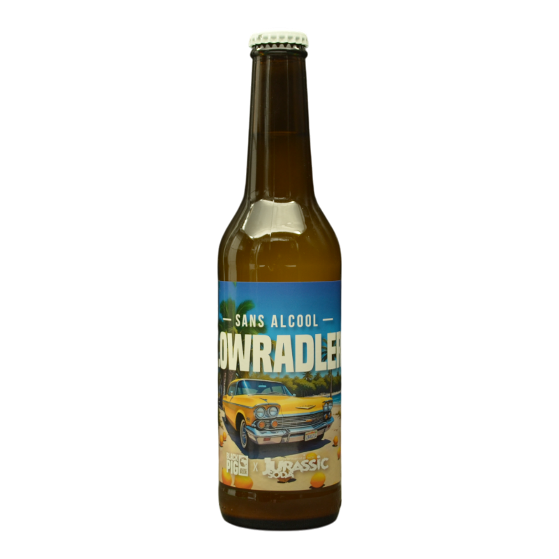 BlackPig x Jurassic Soda - Lowradler - 0% - 33cl - Bte - DDM Bientôt/Dépassée