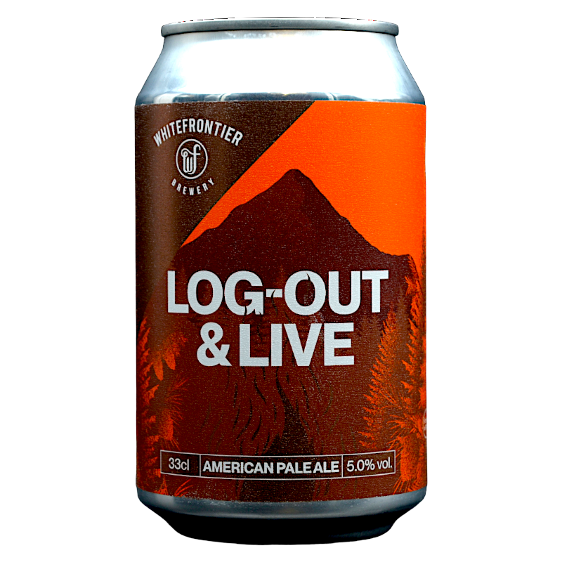 WhiteFrontier - Log Out & Live - 5% - 33cl - Can - DDM Dépassée