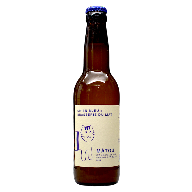 Chien Bleu / Brasserie du Mât - Matou - 6.5% - 33cl - Bte