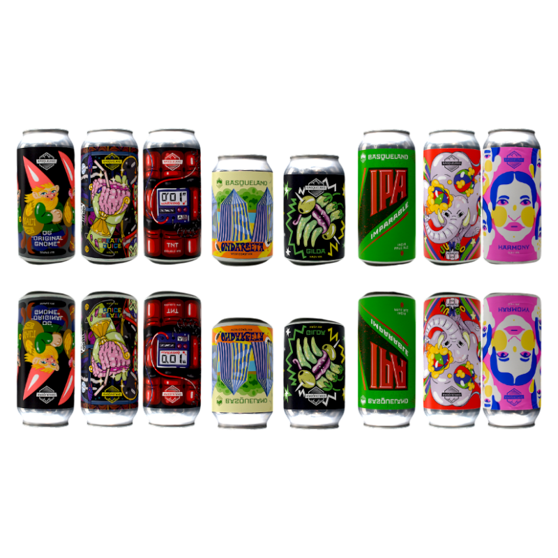 New Pack IPA Basqueland - 12x44cl + 4x33cl - Can