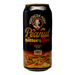 Northern Monk / Toast - Peanut Butter & Jam - 8.4% - 44cl - Can