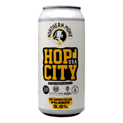Northern Monk / Schilling - Hop City 2025 DH Italian Pilsner - 5,0% - 44cl - Can