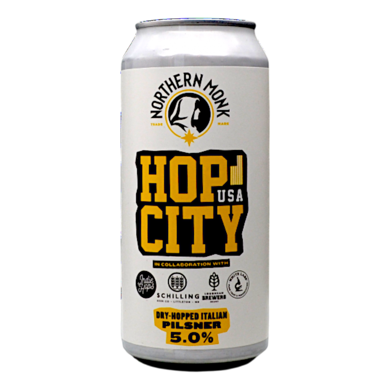Northern Monk / Schilling - Hop City 2025 DH Italian Pilsner - 5,0% - 44cl - Can