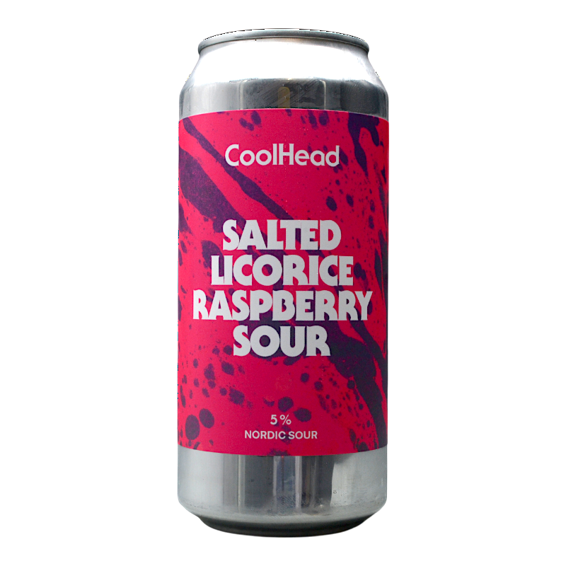 Coolhead - Salted Licorice Raspberry Sour  - 5% - 44cl - Can