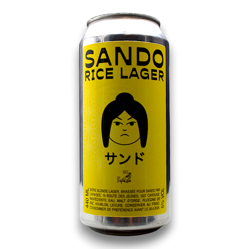 L'Apaisée - Sando Rice Lager - 5,0% - 44cl - Can
