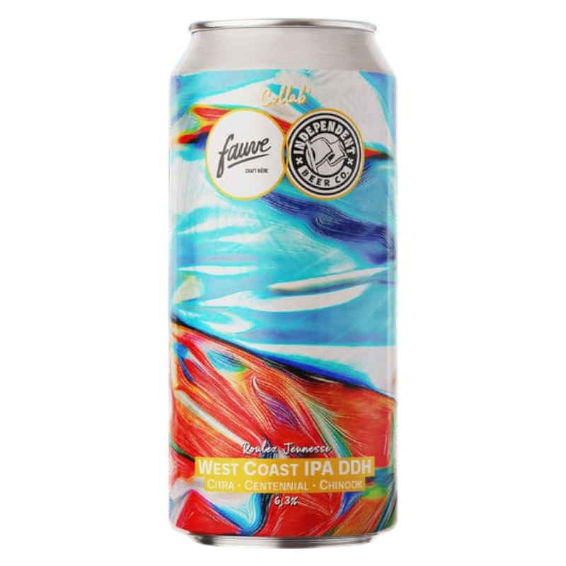 Fauve / Independent Beer Co. - Roulez jeunesse - 6.5% - 44cl - Can
