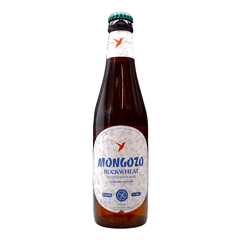 Mongozo - Buckwheat White Gluten-free - 4.8% - 33cl - Bte