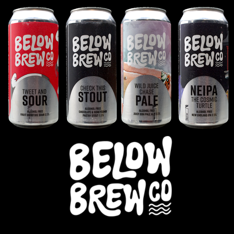 Pack No/Low Alcohol 0.5% Below Brew Co - 4x44cl - CAn
