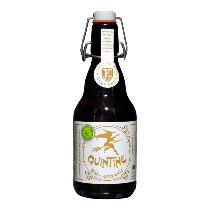 Brasserie des Légendes - Quintine Nature - 5.9% - 33cl - Bte - DDM Bientôt/Dépassée