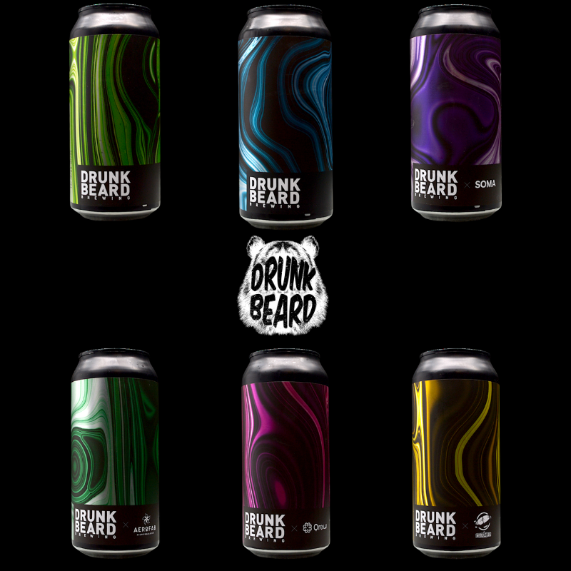 New Pack IPA DrunkBeard - 6x44cl - Can