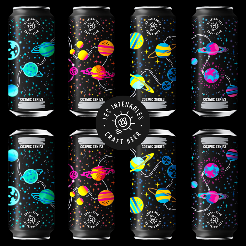 Pack IPA Les Intenables - Cosmic Series - 8x44cl - Can