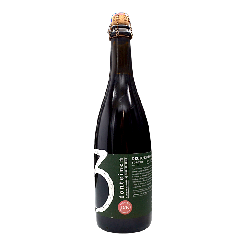 3 Fonteinen - Druif/Kriek Dornfelder Blend No. 28 - 6,7% - 75cl - Bte