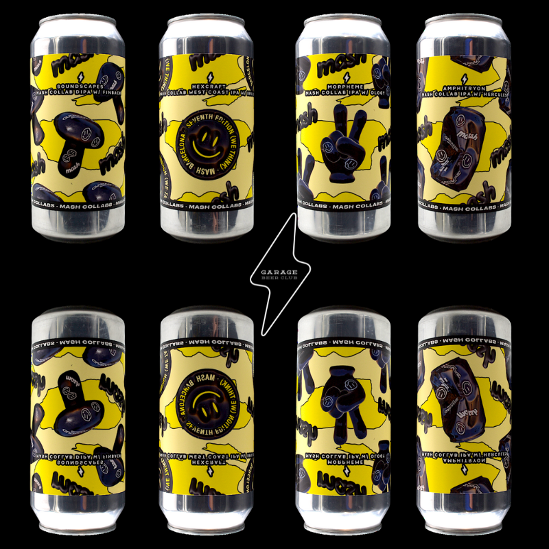 Pack IPA Garage Mash Collabs - 8x44cl - Can