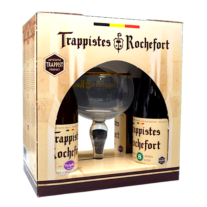 Rochefort - Coffret 4x33cl + 1 verre
