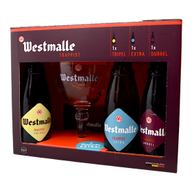 Westmalle - Coffret 3x33cl + 1 verre