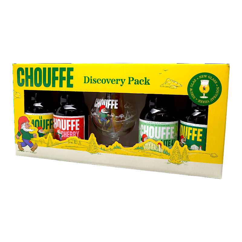 Achouffe - Coffret Chouffe 4x33cl + 1 Verre