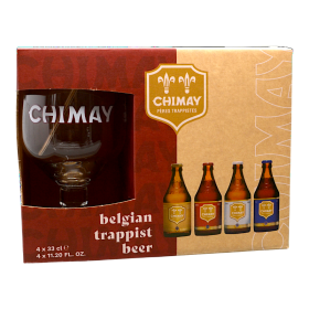 Chimay - Coffret 4x33cl + 1 verre