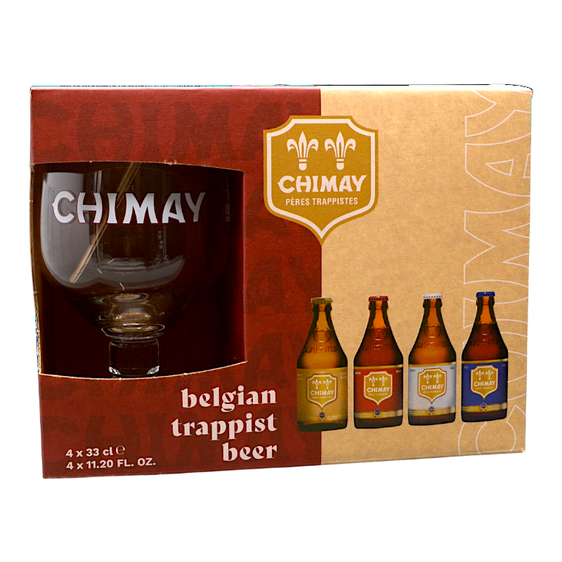Chimay - Coffret 4x33cl + 1 verre