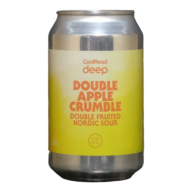 CoolHead - Deep Double Apple Crumble - 6% - 33cl - Can