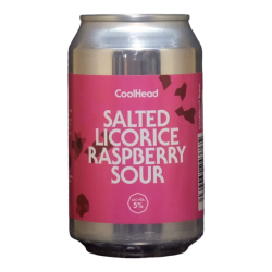 CoolHead - Salted Licorice Raspberry Sour - 5% - 33cl - Can