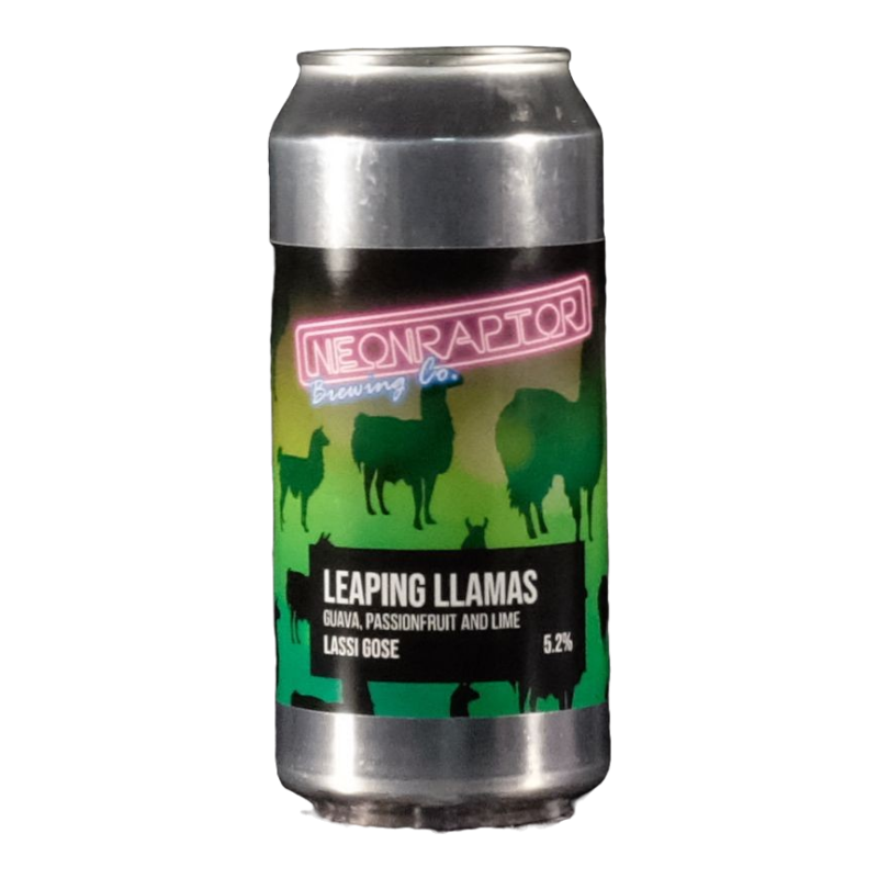 Neon Raptor - Leaping Llamas - 5.2% - 44cl - Can