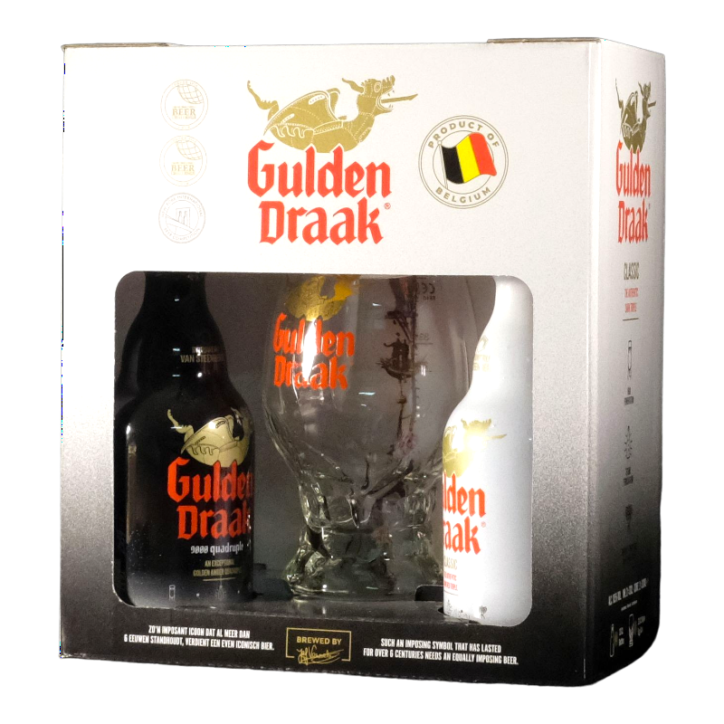Steenberge - Coffret  Gulden Draak 2 bières + 1 verre