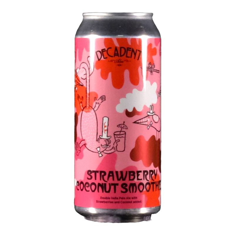 Decadent - Strawberry Coconut Smoothie - 8.8% - 44cl - Can