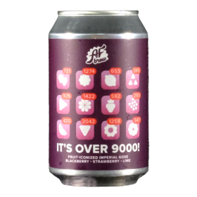 AF Brew AF Brew - It's over 9000 ! Blackberry – Strawberry - 7% - 33cl - Can - La Mise en Bière