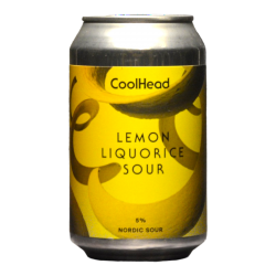 CoolHead - Lemon Licorice Sour - 5% - 33cl - Can