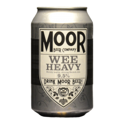 Moor - Wee Heavy  - 9.5% - 33cl - Can