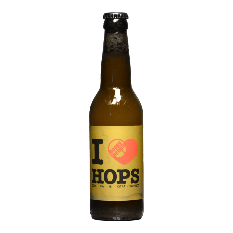 Hoppy People - I Love Hops 8 - 6.8% - 33cl - Bte