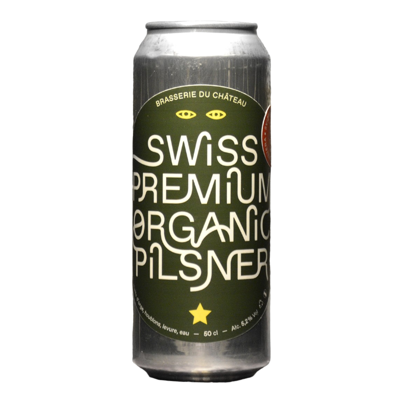 Brasserie du Chateau - Swiss Premium Organic Pilsner - 5.2% - 50cl - Can