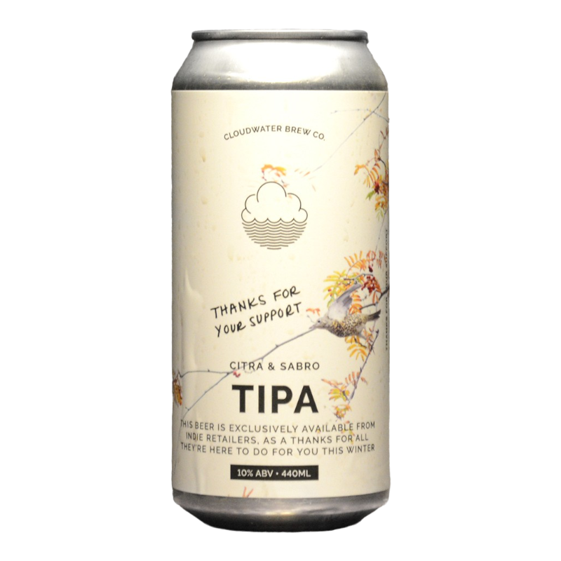Cloudwater - Thanks For Your Support - 10% - 44cl - Can