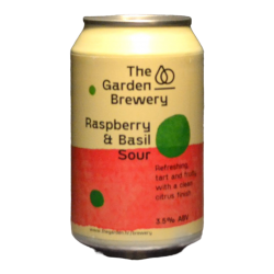 The Garden Brewery - Raspberry & Basil Sour - 3.5% - 33cl - Can