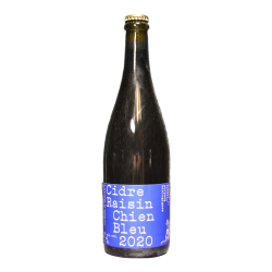 Chien Bleu - Cidre Raisin 2020 - 7.6% - 75cl - Bte