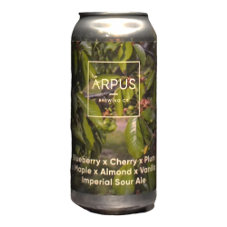 Arpus - Blueberry Cherry Plum Maple Almond Vanilla Imp Sour Ale - 7.5% - 44cl - Can