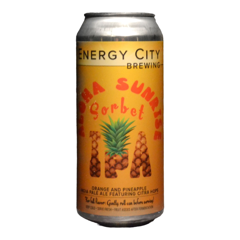 Energy City - Aloha Sunrise Sorbet IPA - 6.5% - 47.3cl - Can