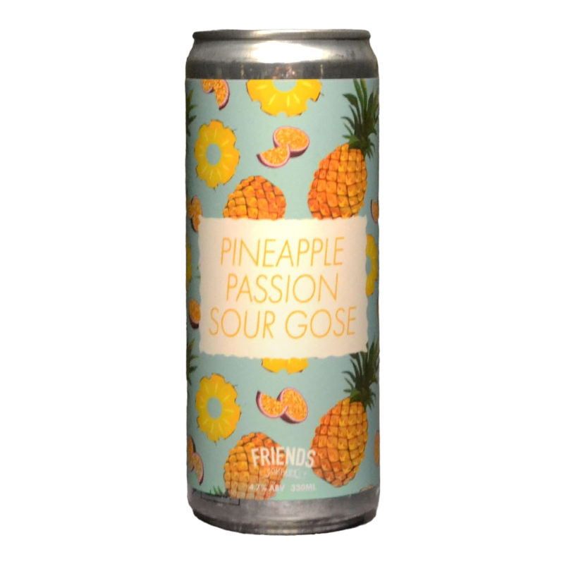 Friends Company - Pineapple Passion Sour Gose - 4.7% - 33cl - Can