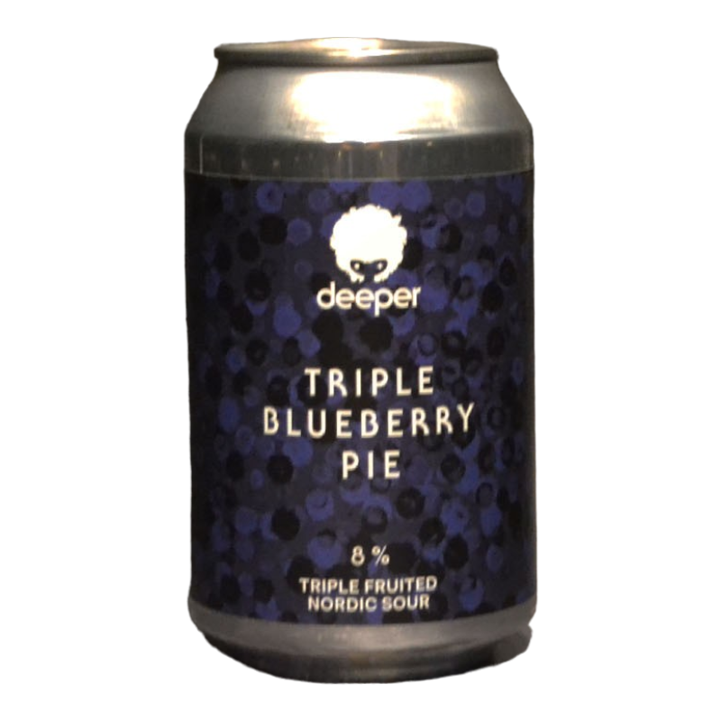 CoolHead - Deeper Triple Blueberry Pie - 8% - 33cl - Can